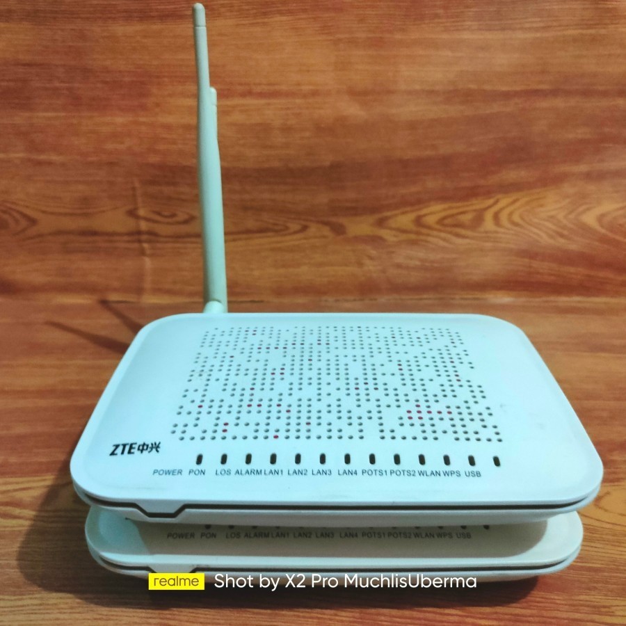 router ZTE Gpon ONT ZXA10 F660 wireless modem Aksess Point RT RW net