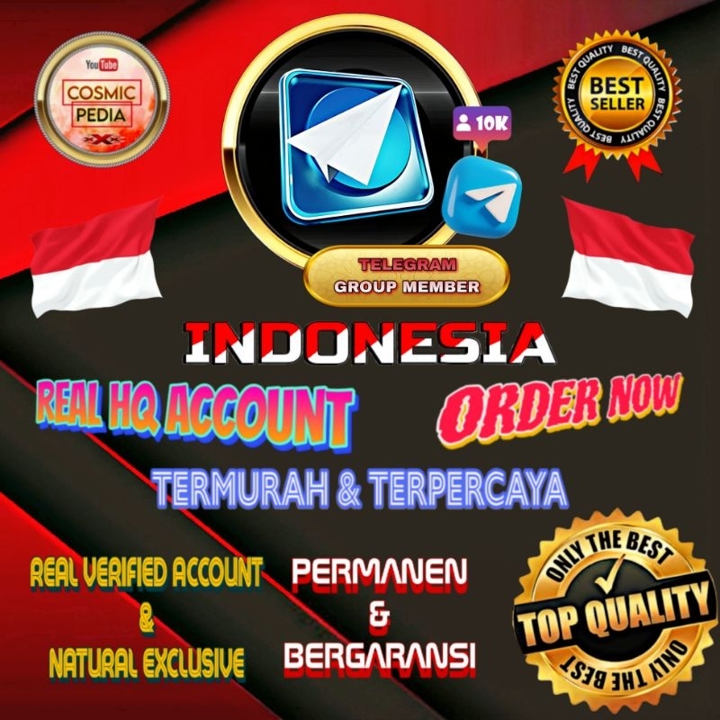 [PROMO] Follower/Member Profile/Group TELEGRAM Real HQ - Real Profile INDONESIA - Natural Premium - 