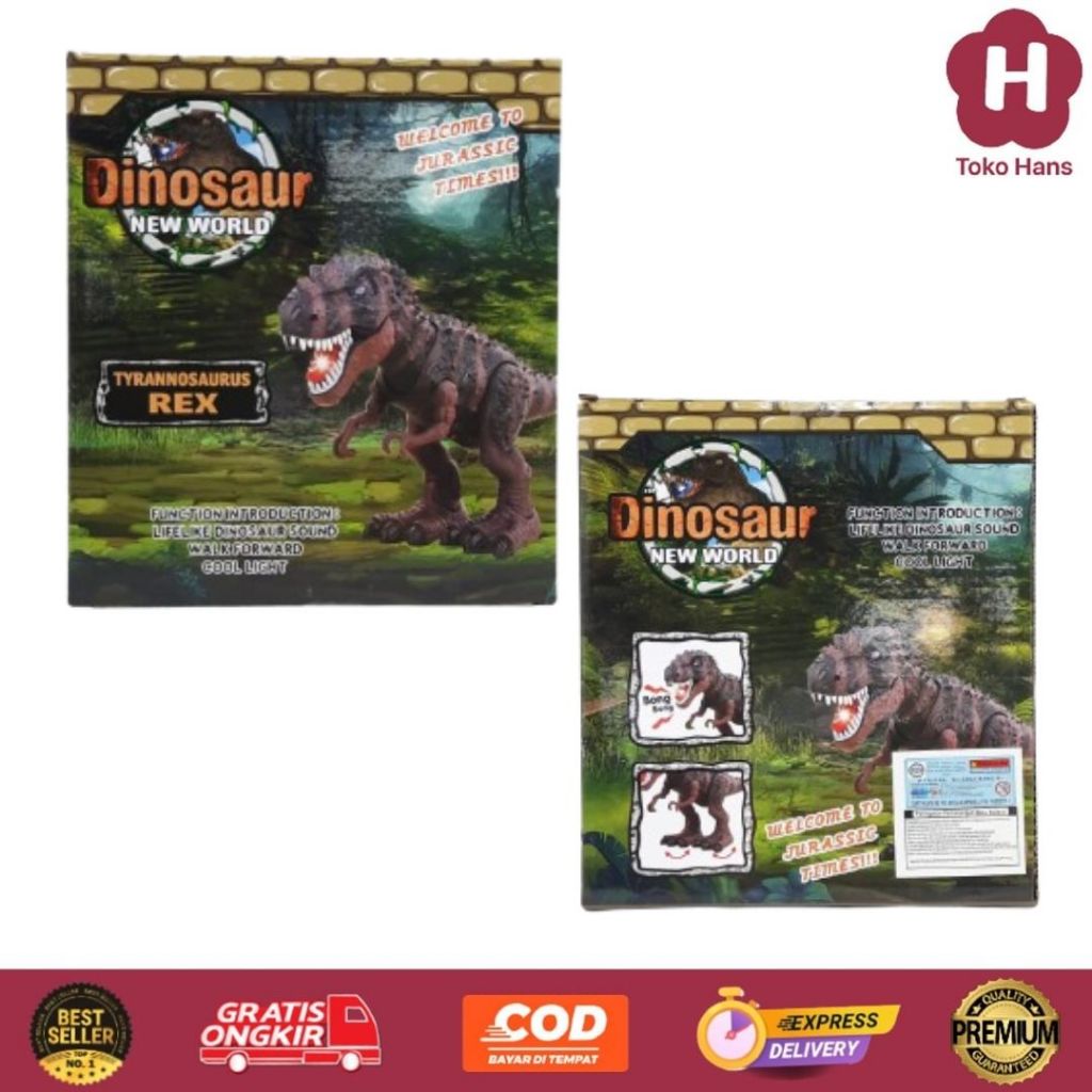 Mainan Anak Robot Dinosaurs New World Tyranosaurus Rex 8509