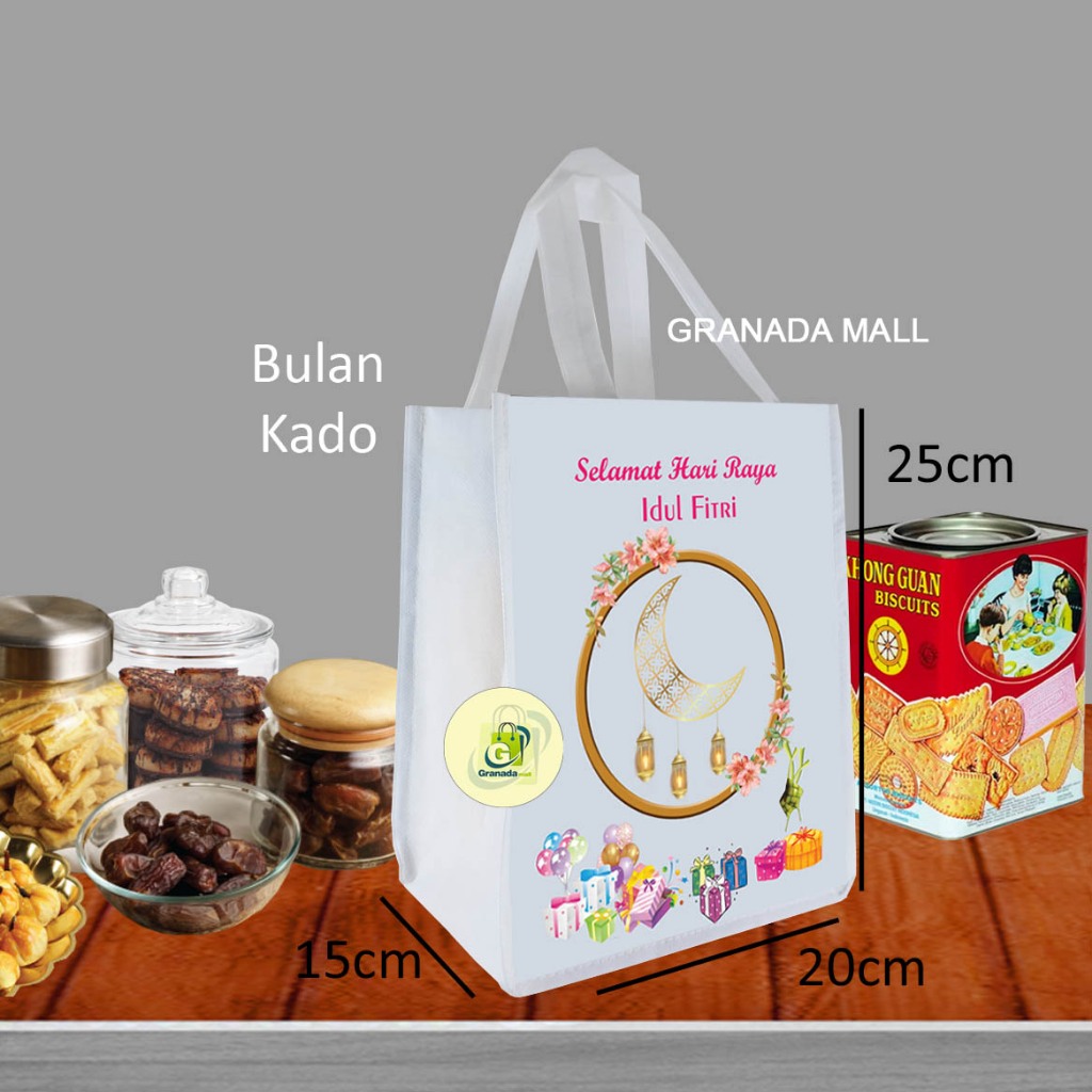 

TAS HAMPERS BINGKISAN LEBARAN PARCEL IDUL FITRI PUTIH BAHAN TEBAL