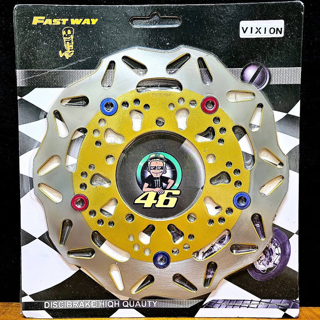Piringan Cakram Variasi Gerigi Standar depan Vixion Old / Vixion New / Byson / NVL / NVA 5 BAUT