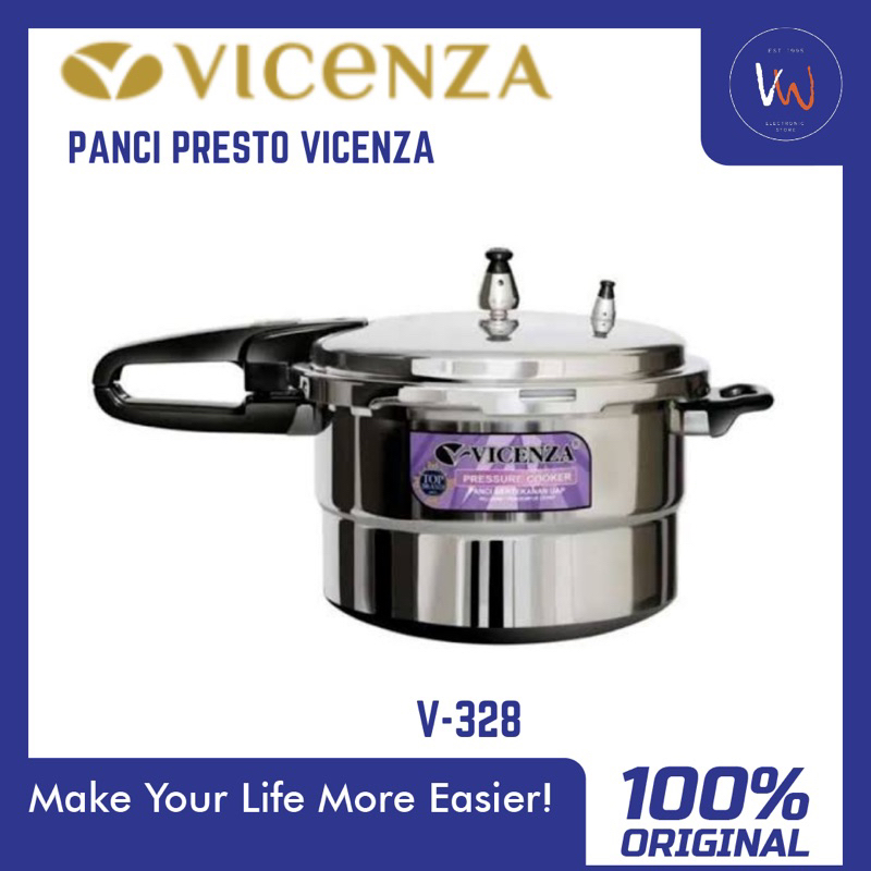 Panci Presto Vicenza V-328 / Presto 12 liter / kukusan