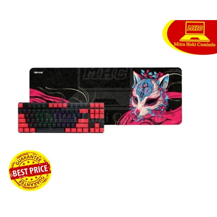 KEYBOARD GAMING REXUS KEYBOARD REXUS AYAKA BUNDLING MOUSEPAD AYAKA TKL