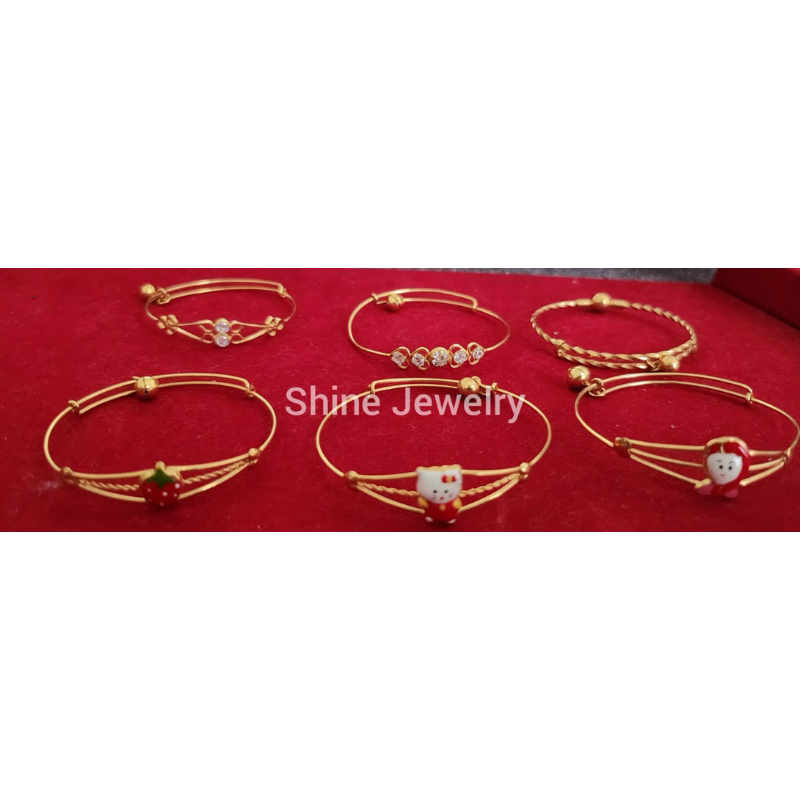 gelang anak kolong emas muda