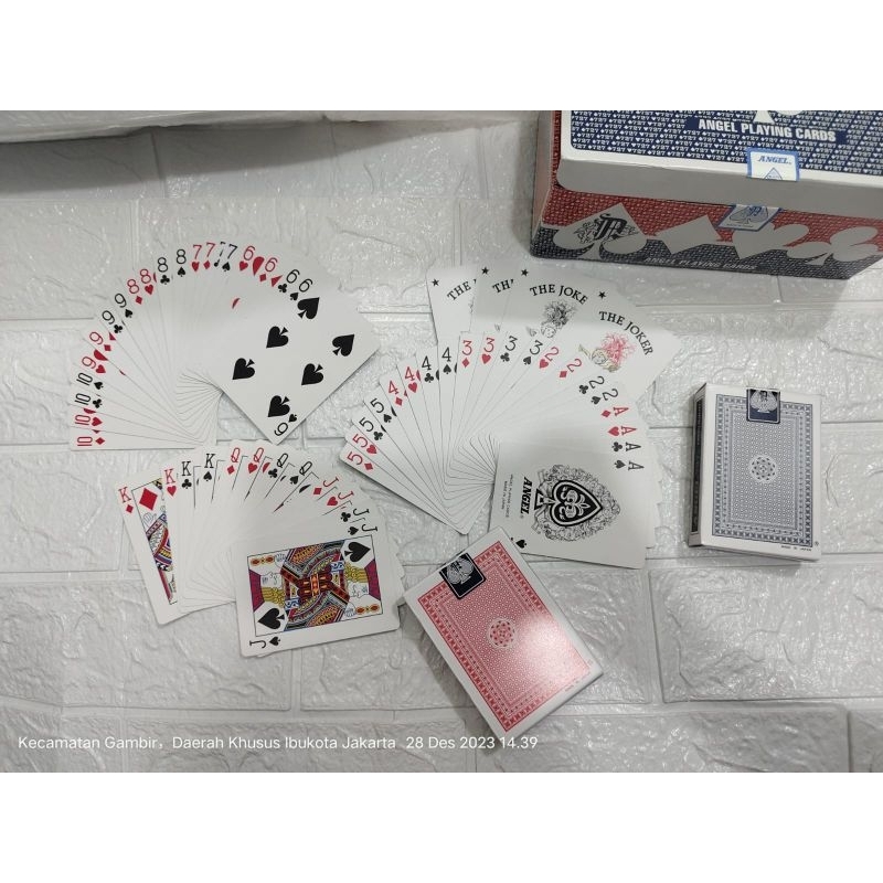 KARTU REMI ANGEL 727 SECOND/BEKAS KARTU REMI ANGEL ORIGINAL MULUS 98% SEKEN