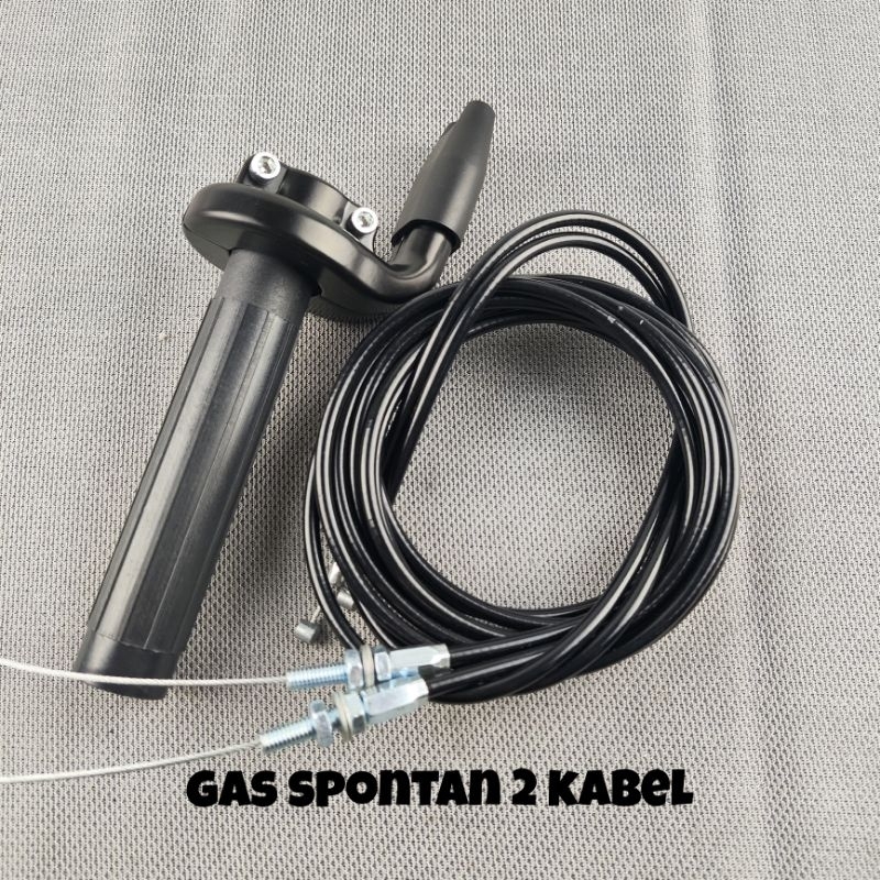 GAS SPONTAN 2 KABEL CRF KLX VARIO SCOOPY BEAT NEW NINJA 250 FI GAS KONTAN 2 KABEL D TRACKER UNIVERSA