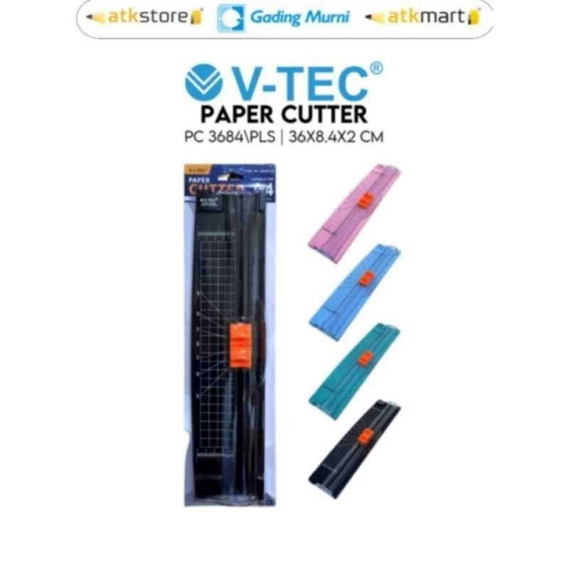 

V tec paper cutter pemotong kertas A4 Portable