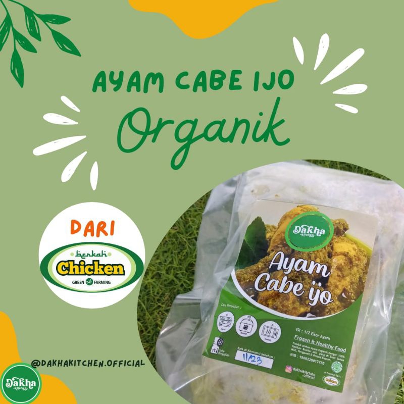 

Ayam Cabe Ijo Organik Tanpa MSG | Halal dan Thayyib | Olahan ayam probiotik berkah chicken