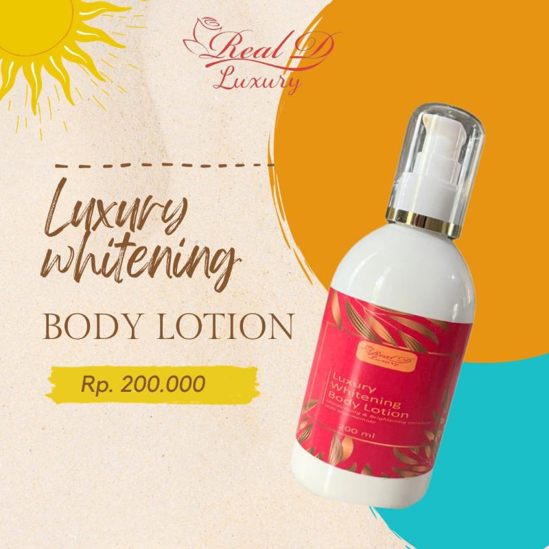 Body Lotion Whitening Real D Luxury