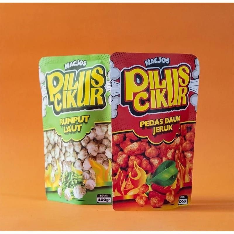 

Pilus Cikur MacJos Snack Viral Tiktak Renyah Gurih Cemilan Enak Murah Aneka Rasa 100gr