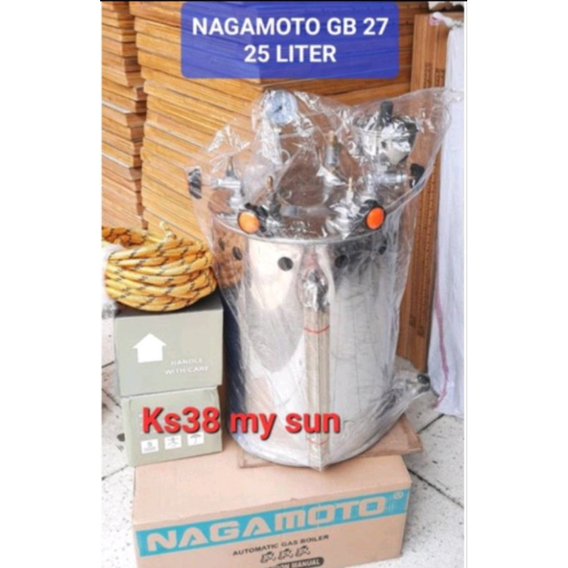 kompor setrika uap boiler nagamoto Gb27 =25 liter