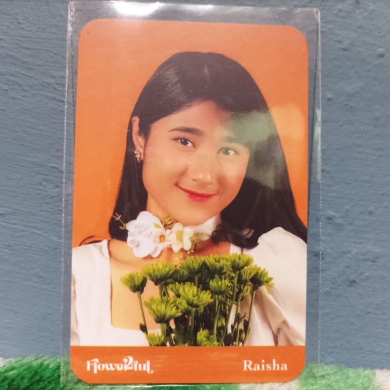 PHOTOCARD JKT48 RAISHA FLOWERFULL