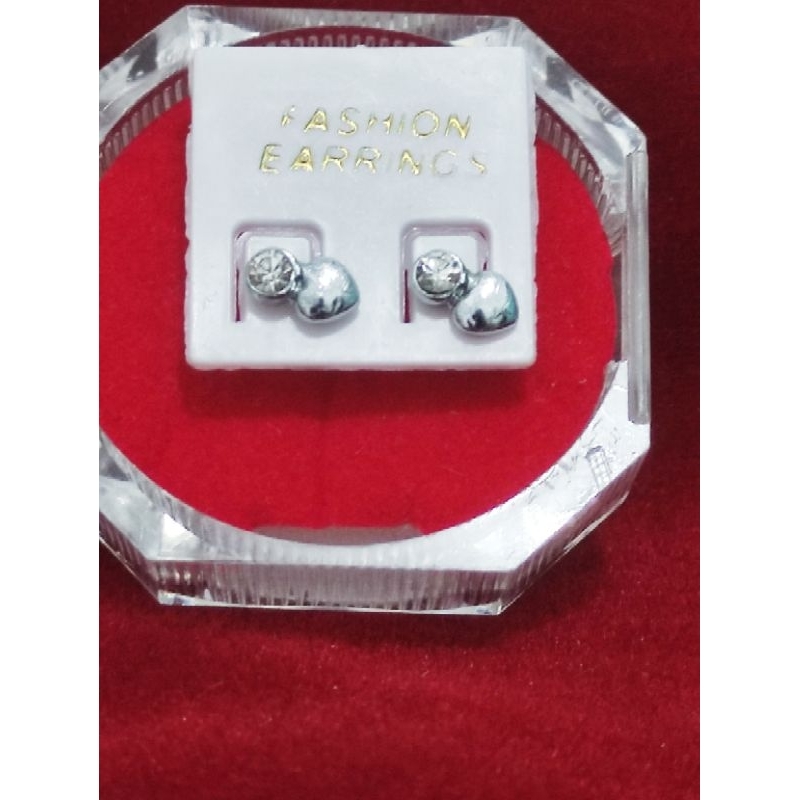 anting ceplik kecil, anting ceplik love bulat, anting titanium, anting anak, anting jurai