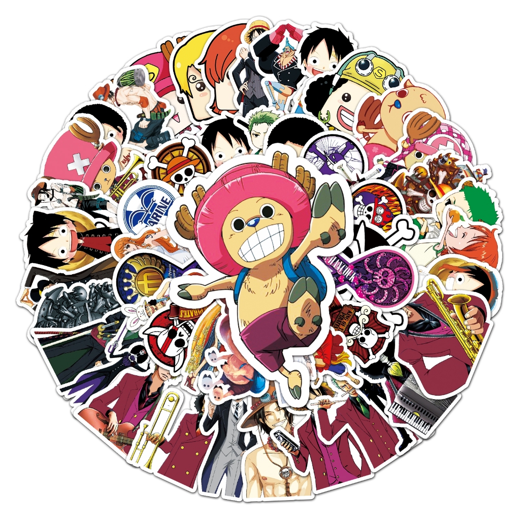 

[50PCS] STIKER PACK ONE PIECE VER 2 STICKER ANIME WIBU COSPLAYER