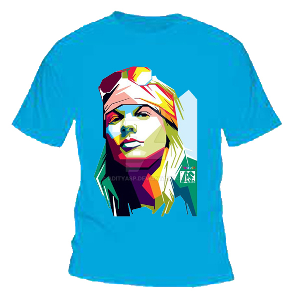 Kaos GNR Axl Rose Tshirt 100% Cotton