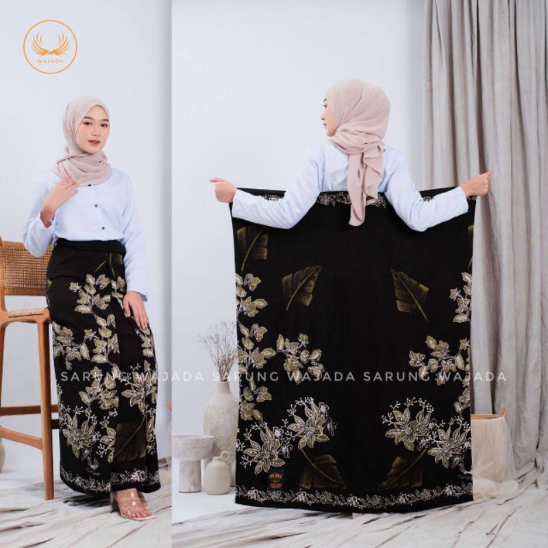 Sarung Batik Mbak Santri Cap Santung Sarung Batik Santriwati Sarung Batik Wanita Sarung Santung