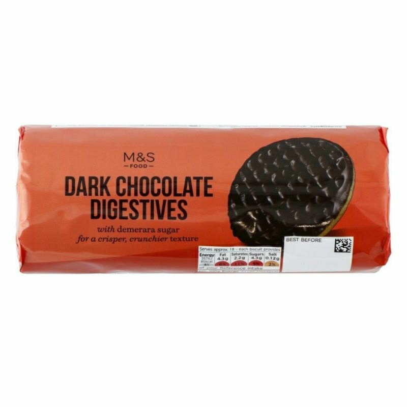 

MARKS & SPENCER M&S FOOD Dark Chocolate Digestives Biscuits 300g