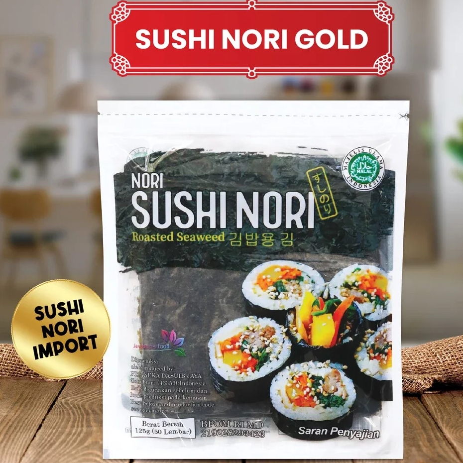 

Sushi Nori Seaweed Rumput Laut Panggang | Halal Lezat Bergizi