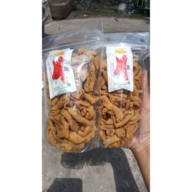 

keripik usus ori