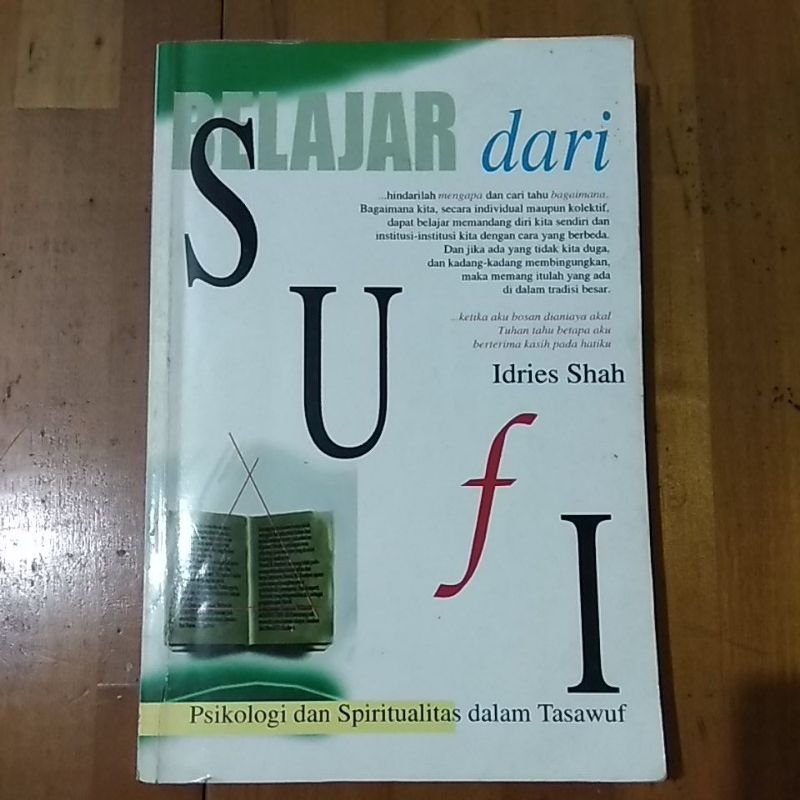 Buku bekas Belajar dari Sufi (Idries Shah)