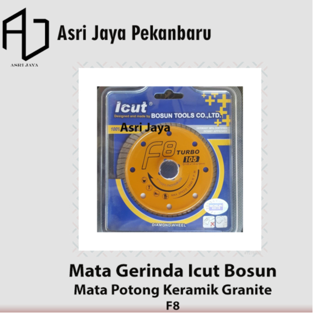 Mata Gerinda Potong Keramik Granit Tembok - Icut Bosun F8 4"