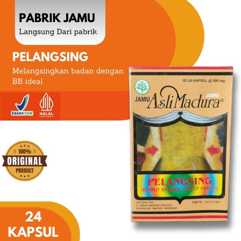 JAMU PELANGSING 24 KAPSUL JOKOTOLE ASLI MADURA