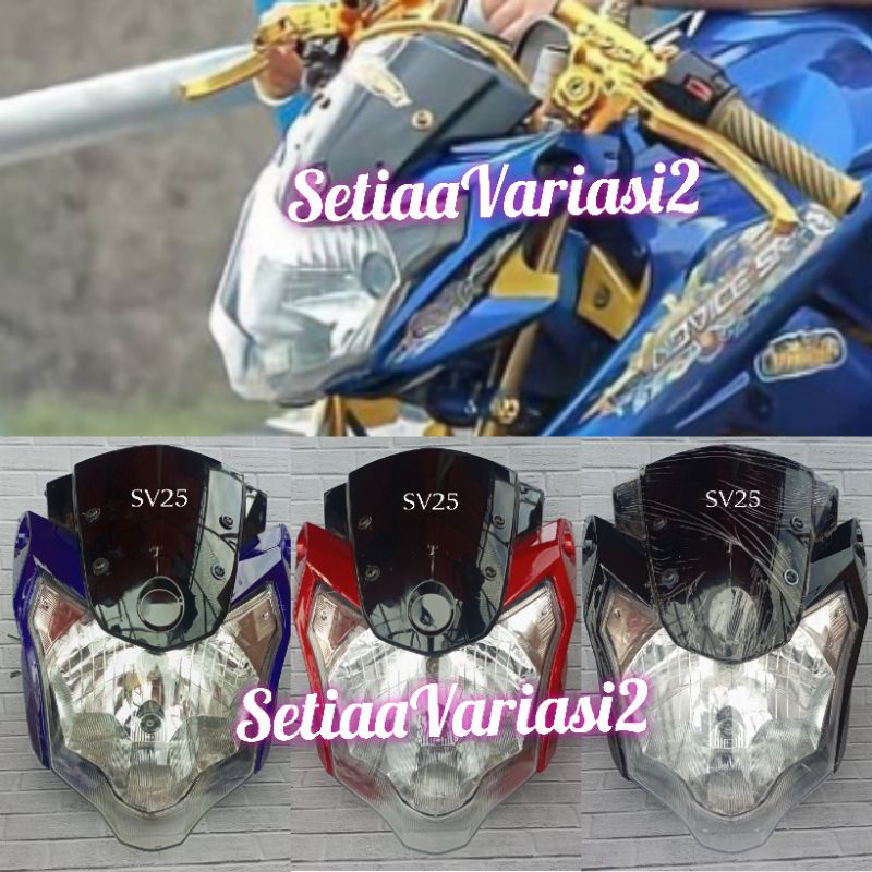 KEDOK LAMPU DEPAN VIXION NEW ADVANCE BATOK LAMPU DEPAN KOMPLIT YAMAHA VIXION NVA TAHUN 2015 2016 SIA