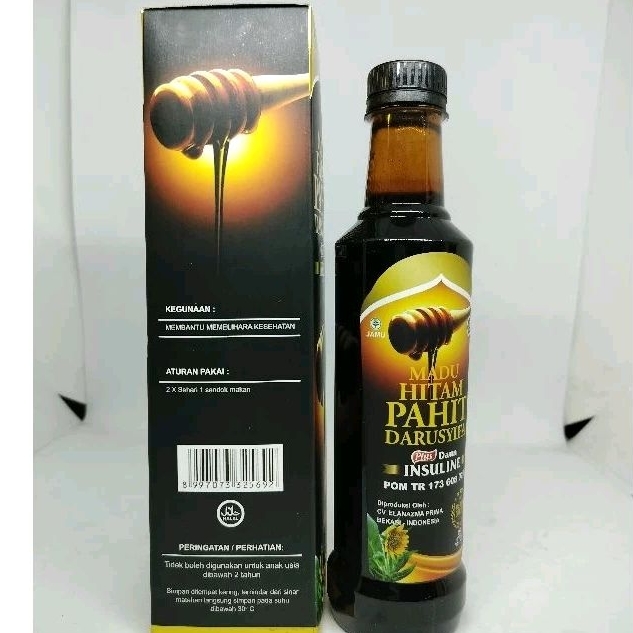 

madu hitam pahit plus daun insuline Darusyifa