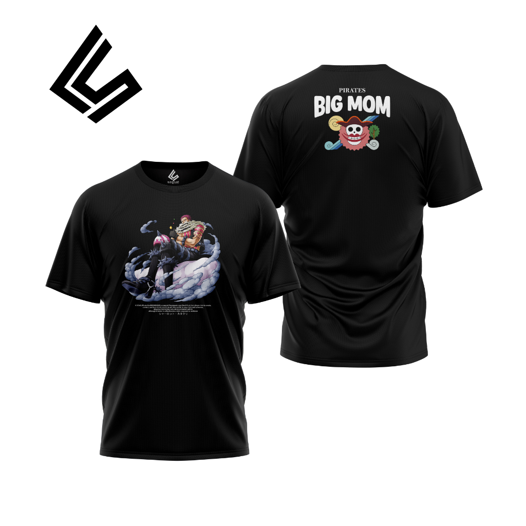 LAGEMI T-shirt OnePiece Charlotte Katakuri MochiMochiNo Mi baju kaos distro cotton combed 24s