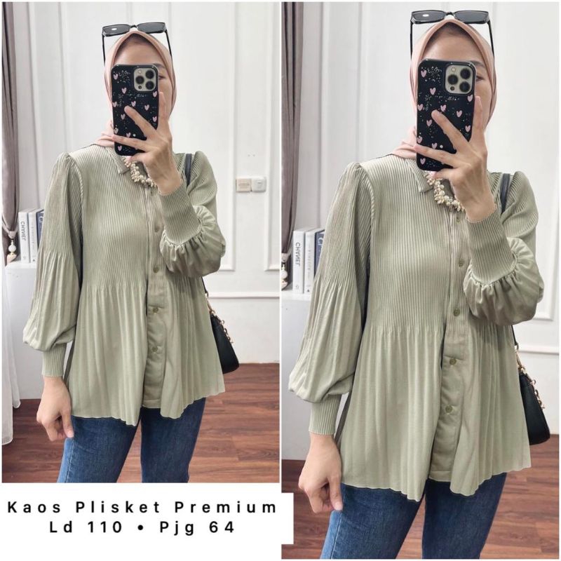 Celizia Blus plisket