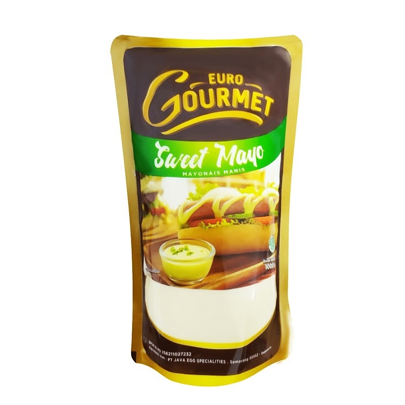 

Euro Gourmet Sweet Mayo – Mayonaise 1 Kg – Mayonais Manis 1Kg