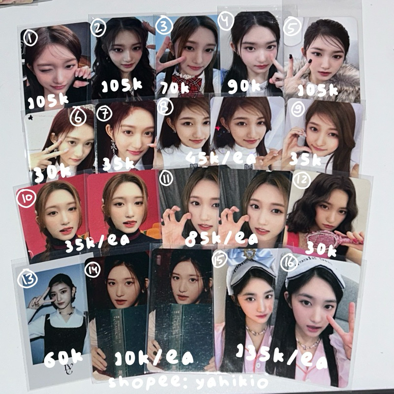 PHOTOCARD OFFICIAL AAB IVE LEESEO LD SOUNDWAVE WITHMUU LODI SG23 APPMUS POB BENEFIT AFTERLIKE SSQ NA