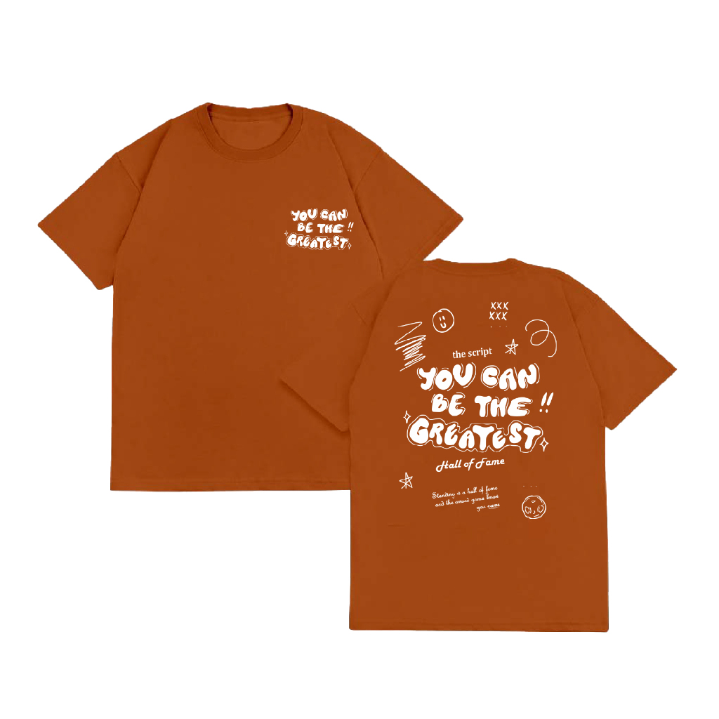 WGUD'S T-shirt YOU CAN BE THE GREATEST [sablon DTF] Unisex Pria & Wanita *PREMIUM QUALITY*-1