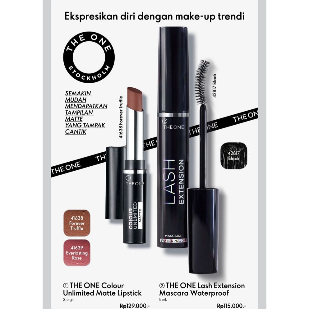 The One Colour Unlimited Matte Lipstick/Lipstik The One/Lipstik matte/Lipstik Oriflame