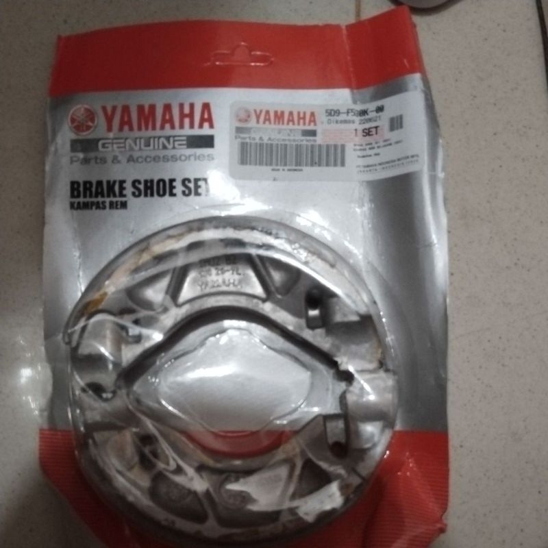 Kampas Rem Belakang Motor Vega zr, Jupiterz1, Jupiter Z 2010 ORI