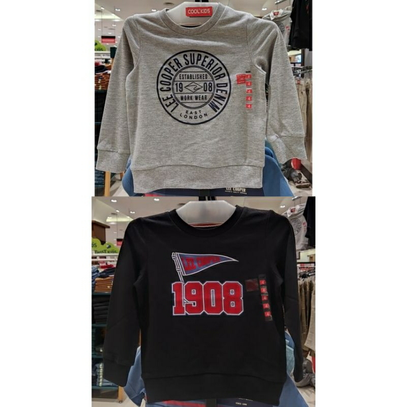 (4-14 tahun) SWEATER ANAK COWOK ORIGINAL LEE COOPER