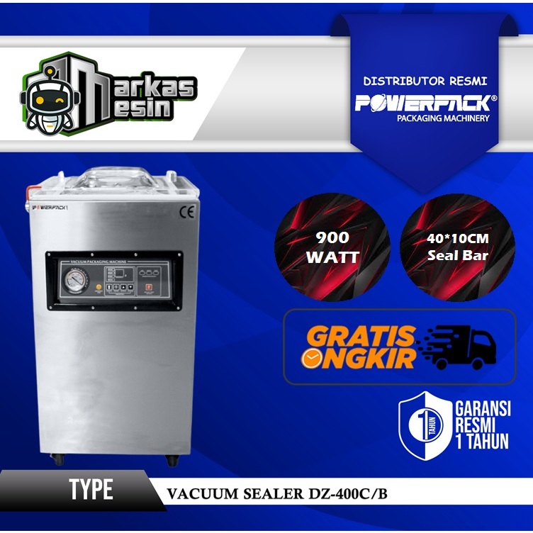 Vacuum Sealer Mesin Hampa Udara / Mesin Vacum DZ-400CB POWERPACK