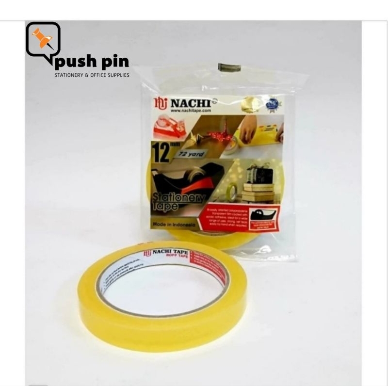 

Nachi Stationery Tape / Isolasi 12mm