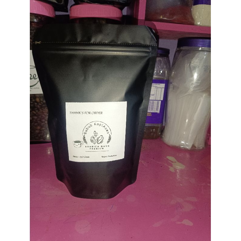 

Arabika Kopi Aceh Gayo Kualitas Premium 250 Gram