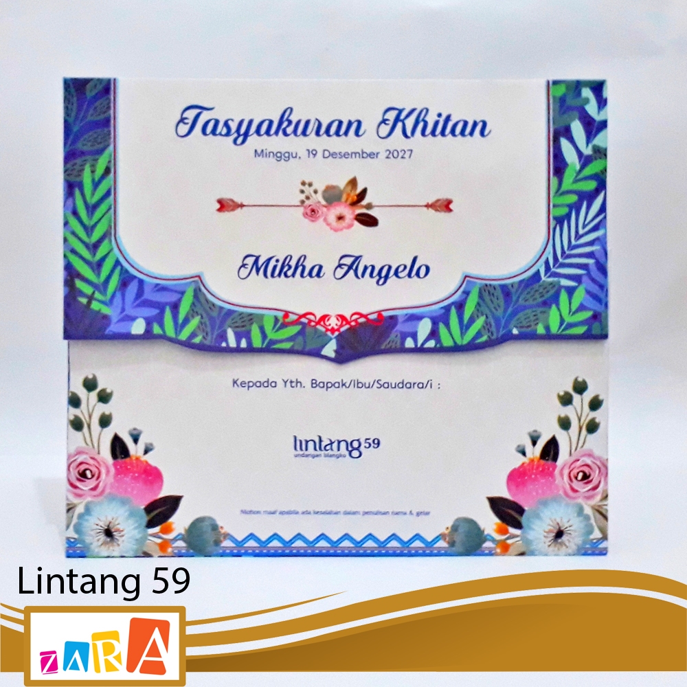 Stop Produski Blangko Undangan Lintang 59 Harga Murah Grosir