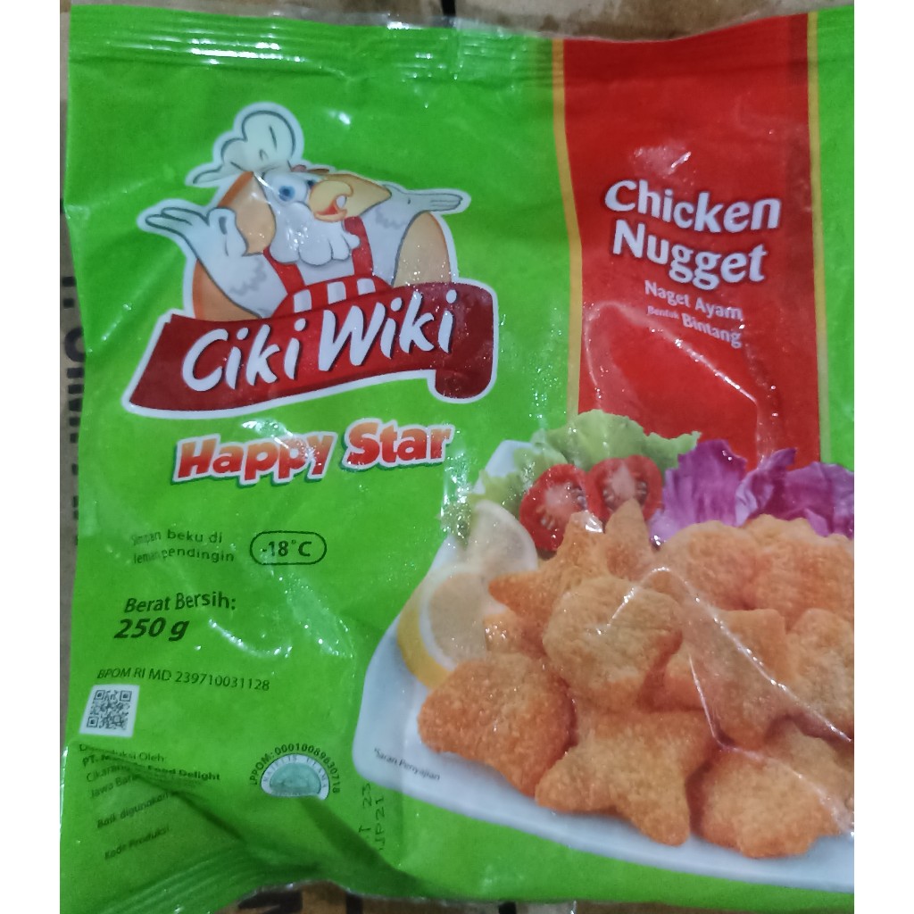 

Cikiwiki Naget ayam Star 250 gram