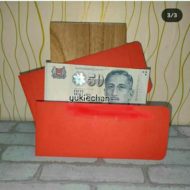 

Angpao Merah Polos - Amplop Jumbo 8*18cm