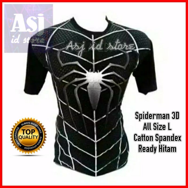 KAOS SPIDERMAN 3D - Baju superhero spiderman 3d distro murah best quality