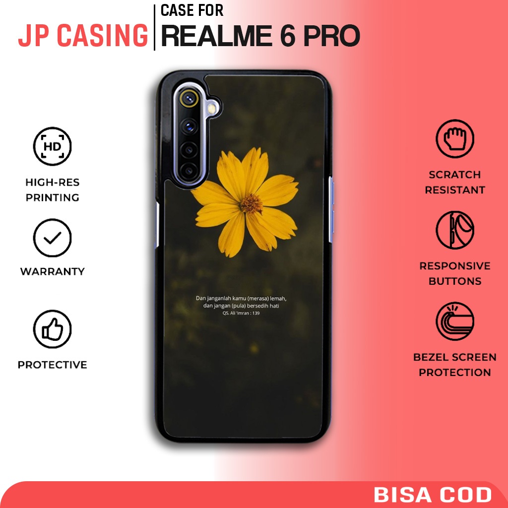case realme 6 pro terbaru motif aesthetic quotes cowok keren casing hp mewah gelombang bahan softcas