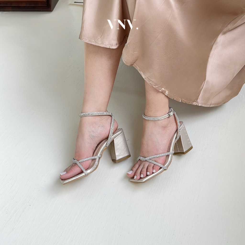 Venivoir Amalfi Heels / Wedding shoes / Wedding Block heels 7cm