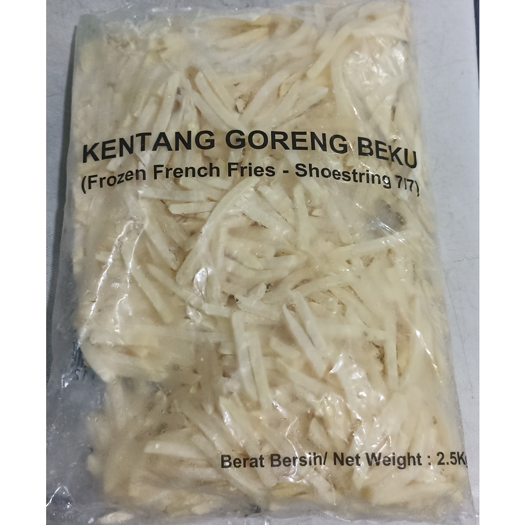 

Kentang Shoestring Polos merek Aviko 2,5kg