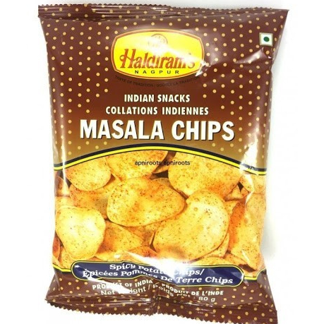 

MASALA CHIPS HALDIRAM'S 80G / Namkeen / Snack India