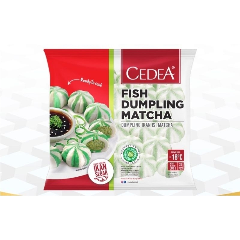 

Cedea Dumpling Matcha / Bakso Ikan Isi Matcha | Berat Bersih 500gr