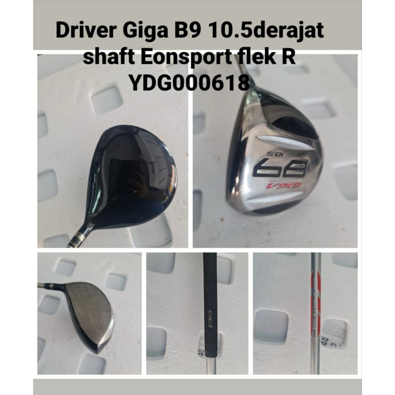 Stik golf Driver 10.5 derajat Giga B9 / Maruman Titus  V1 / PRGR Duo Bekas second