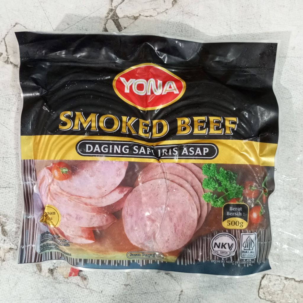 

Yona Smoked Beef Sapi isi 20pcs